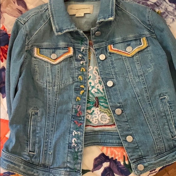Rare embroidered denim jacket - Picture 3 of 4
